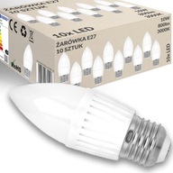 10x ENERGETICKÁ LED ŽIAROVKA ZÁVIT C37 E27 10W 800lm 3000K TEPLÁ BIELA 10x ENERGETICKÁ LED ŽIAROVKA ZÁVIT C37 E27 10W 800lm 3000K TEPLÁ BIELA