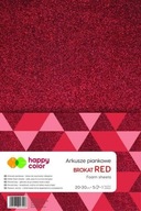 PENOVÁ PLACHTA Glitrová A4 ČERVENÁ Happy Color ČERVENÁ PENOVÁ PLACHTA Glitrová A4 ČERVENÁ Happy Color ČERVENÁ