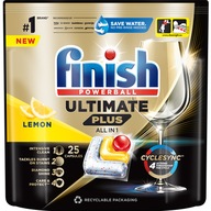 1x FINISH Ultimate Plus kapsule 25 ks. citrón