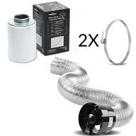 Ventilačný set Prima Klima 125mm 160-240 m3