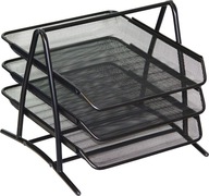 Sada 3 kovových zásuviek, čierne zásuvky Organizer Desk Sada 3 kovových zásuviek, čierne zásuvky Organizer Desk