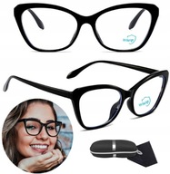 Čierne počítačové okuliare s BLF filtrom