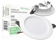OKRUHÝ LED STROPNÝ PLÁN 6W TEPLÝ BIELY HALOGÉN OKRUHÝ LED STROPNÝ PLÁN 6W TEPLÝ BIELY HALOGÉN