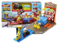 Autodráha Mattel Hot Wheels Monster Trucks Blast Station