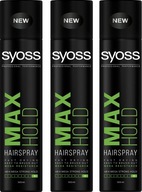 SYOSS MAX HOLD lak na vlasy 3 x 300 ml SYOSS MAX HOLD lak na vlasy 3 x 300 ml
