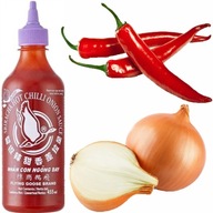 Chilli Sriracha omáčka s cibuľou 455ml lietajúca hus