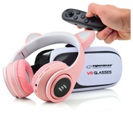 3D VR OKULIARE SO SLÚCHADLAMI + DIAĽKOVÝM BLUETOOTH 3D VR OKULIARE SO SLÚCHADLAMI + DIAĽKOVÝM BLUETOOTH