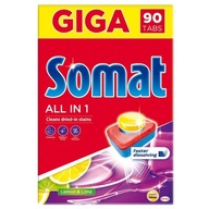 Somat All in One Lemon tablety do umývačky riadu 90 ks