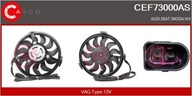 VENTILÁTOR RADIÁTORA CEF73000AS CASCO AUDI A3 VENTILÁTOR RADIÁTORA CEF73000AS CASCO AUDI A3