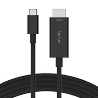 BELKIN KÁBEL USB-C – HDMI 2.1, M/M, 2M, ČIERNA BELKIN KÁBEL USB-C – HDMI 2.1, M/M, 2M, ČIERNA