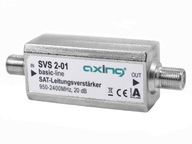 SAT anténny zosilňovač 20dB 75Ohm 950-2400MHz AXING SAT anténny zosilňovač 20dB 75Ohm 950-2400MHz AXING