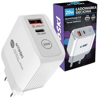 RÝCHLA NABÍJAČKA 20W USB-C PRE IPHONE GALAXY QC 3.0 RÝCHLA NABÍJAČKA 20W USB-C PRE IPHONE GALAXY QC 3.0