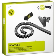 Goobay WireTube kryt kábla 2,5m čierny