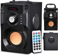 PRENOSNÝ BEZDRÔTOVÝ BLUETOOTH AUX USB REPRODUKTOR RÁDIO BOOMBOX FM + DIAĽKOVÉ OVLÁDANIE PRENOSNÝ BEZDRÔTOVÝ BLUETOOTH AUX USB REPRODUKTOR RÁDIO BOOMBOX FM + DIAĽKOVÉ OVLÁDANIE