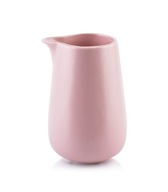 Ružová porcelánová kanvička na mlieko na kávu, 310 ml