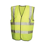Výstražná reflexná vesta, trieda 2 XL, žltá