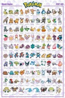 POKEMON - PLAGÁT SINNOH POKEMON ENGLISH (91,5X61) POKEMON - PLAGÁT SINNOH POKEMON ENGLISH (91,5X61)