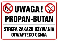 Pozor, propán-bután.Zákaz ohňa NB027DUPN Pozor, propán-bután.Zákaz ohňa NB027DUPN