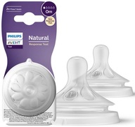 AVENT Respons cumlík na fľašu pre predčasne narodené dieťa 0m + 2 ks AVENT Respons cumlík na fľašu pre predčasne narodené dieťa 0m + 2 ks