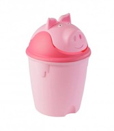 Detský vyklápací kôš 7 l PIG na smeti ružový Detský vyklápací kôš 7 l PIG na smeti ružový