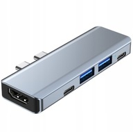ADAPTÉR THUNDERBOLT 3 ADAPTÉR USB C 3.1 USB / HDMI / USBC pre Macbook ADAPTÉR THUNDERBOLT 3 ADAPTÉR USB C 3.1 USB / HDMI / USBC pre Macbook