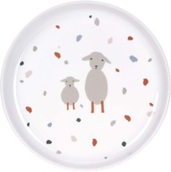L?SSIG Porcelánový tanier pre deti so silikónom