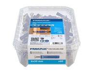 Univerzálna rozperná hmoždinka Rawlplug 6x50mm so skrutkou 4,5x60mm | 60 ks. Univerzálna rozperná hmoždinka Rawlplug 6x50mm so skrutkou 4,5x60mm | 60 ks.