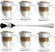 VIALLI 6 ŠÁLKY POHÁRKY AMO TEA LATTE KÁVA VIALLI 6 ŠÁLKY POHÁRKY AMO TEA LATTE KÁVA