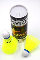 Bedmintonové loptičky SUNFLEX Nylon 3x žlté (3 ks