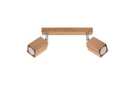 Stropné svietidlo KEKE 2, dub Gu10, nastaviteľné LED svietidlo SOLLUX Stropné svietidlo KEKE 2, dub Gu10, nastaviteľné LED svietidlo SOLLUX
