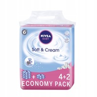 Nivea Baby Soft & Cream 1 P1 vlhčené obrúsky Nivea Baby Soft & Cream 1 P1 vlhčené obrúsky