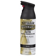 Farba v spreji RustOleum Universal saténová čierna Farba v spreji RustOleum Universal saténová čierna