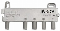 Splitter 1/4 rozbočovač signálu pre TV Set-top box Anténa DVB-T2 Splitter 4x Splitter 1/4 rozbočovač signálu pre TV Set-top box Anténa DVB-T2 Splitter 4x