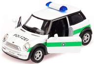 POLICAJNÉ VOZIDLO WELLY METAL CAR MINI COOPER POLICAJNÉ VOZIDLO WELLY METAL CAR MINI COOPER