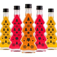 5ks FĽAŠE NA LIKÉRY VODKA LIKÉRY VIANOČNÝ STROMČEK 250 ml vianočný s potlačou 5ks FĽAŠE NA LIKÉRY VODKA LIKÉRY VIANOČNÝ STROMČEK 250 ml vianočný s potlačou