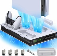 Chladiaci ventilátor, nabíjacia základňa, stojan na PS5 so svetlom Chladiaci ventilátor, nabíjacia základňa, stojan na PS5 so svetlom