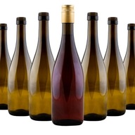 30x Fľaše na tinktúry vínne mesiačiky Burgundské 750 ml