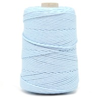 Bavlnená šnúrka Macrame 3mm 200m Modrá 310 Bavlnená šnúrka Macrame 3mm 200m Modrá 310