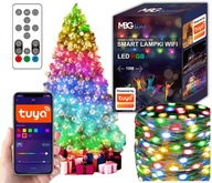 Osvetlenie vianočného stromčeka 10m MULTICOLOR RGB 100 LED TUYA DIAĽKOVÉ WIFI Bluetooth iOS Osvetlenie vianočného stromčeka 10m MULTICOLOR RGB 100 LED TUYA DIAĽKOVÉ WIFI Bluetooth iOS