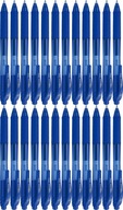 GELOVÉ guľôčkové pero Pentel BL-107 modré x24