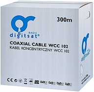 Anténny kábel DIGITSAT WCC 102 Cu Copper BOX 300m
