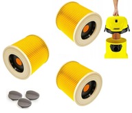 3xVzduchový filter pre vysávač Karcher 6.414-552.0 A K MV NT SE WD WD2 WD3 3xVzduchový filter pre vysávač Karcher 6.414-552.0 A K MV NT SE WD WD2 WD3