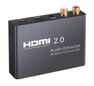 Konvertor na extrakciu zvuku HDMI 2.0 RCA L/R SPDIF