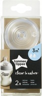 2x vsuvka Tommee Tippee 3m+ so stredným prietokom 2x vsuvka Tommee Tippee 3m+ so stredným prietokom