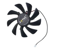 Ventilátor Zotac GTX 750 Ti GTX 1050 Mini 85 mm 2PIN Ventilátor Zotac GTX 750 Ti GTX 1050 Mini 85 mm 2PIN