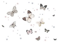 Nálepka na stenu akvarel BOTTERFLIES + hviezdy Nálepka na stenu akvarel BOTTERFLIES + hviezdy