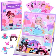 Magnetická puzzle kniha Oblečenie pre bábiky Magnetická puzzle kniha Oblečenie pre bábiky