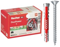 Fischer DUOPOWER hmoždinky 6x50 S hmoždinka so skrutkou 50 ks/bal. 538245 Fischer DUOPOWER hmoždinky 6x50 S hmoždinka so skrutkou 50 ks/bal. 538245