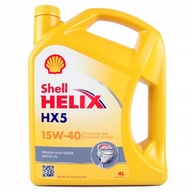 SHELL OIL 15W/40 HELIX HX5 4L