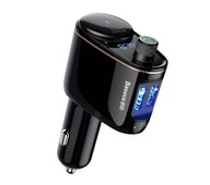 FM vysielač Baseus CCHC000001 Bluetooth MP3 WMA FLAC APE 2x USB čierny FM vysielač Baseus CCHC000001 Bluetooth MP3 WMA FLAC APE 2x USB čierny